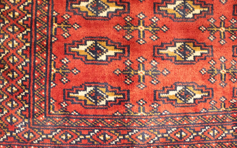Turkaman Teppich 50x100cm - Orientteppich - rot