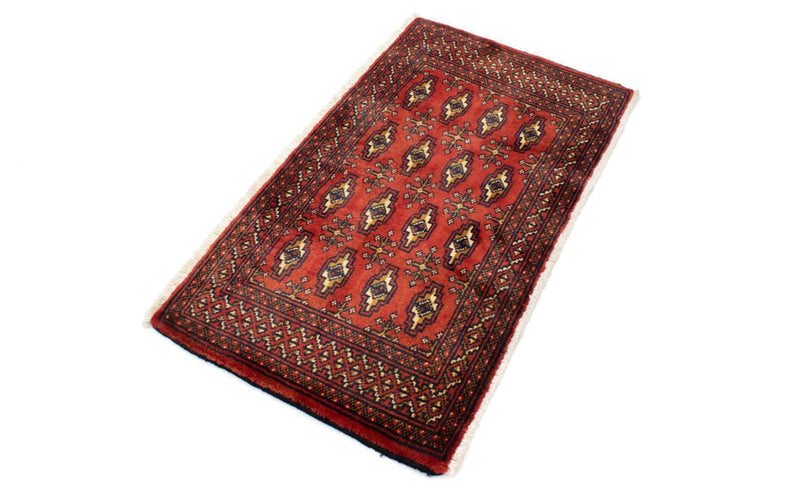 Turkaman Teppich 50x100cm - Orientteppich - rot