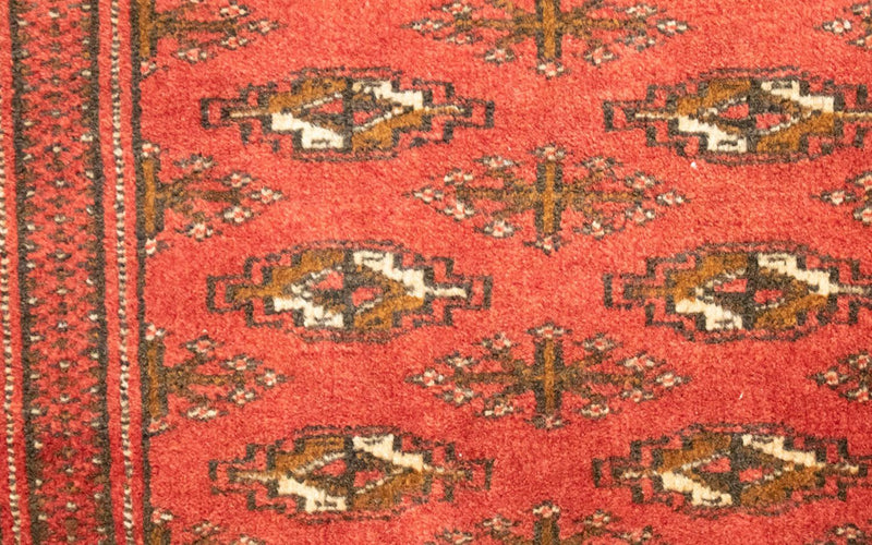 Turkaman Teppich 50x100cm - Orientteppich - rot