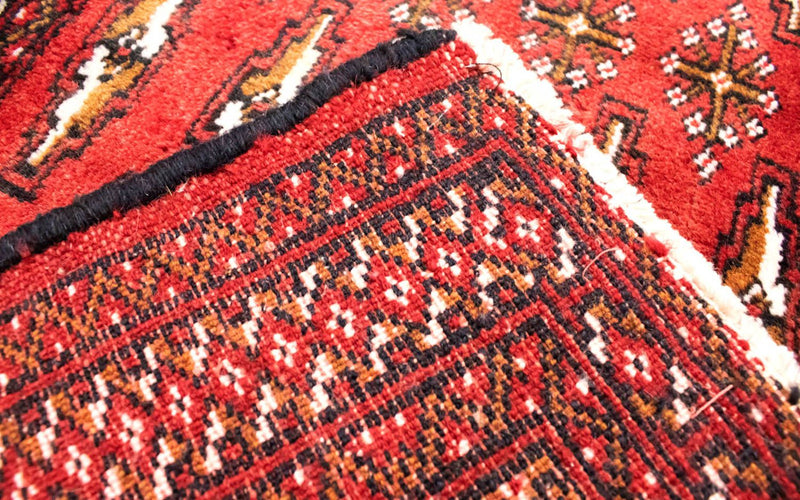 Turkaman Teppich 50x100cm - Orientteppich - rot