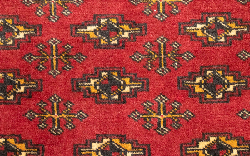 Turkaman Teppich 50x100cm - Orientteppich - rot
