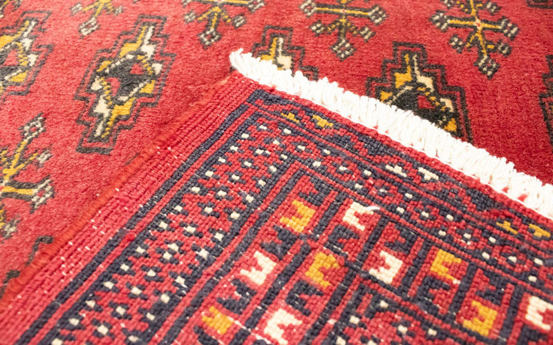 Turkaman Teppich 50x100cm - Orientteppich - rot