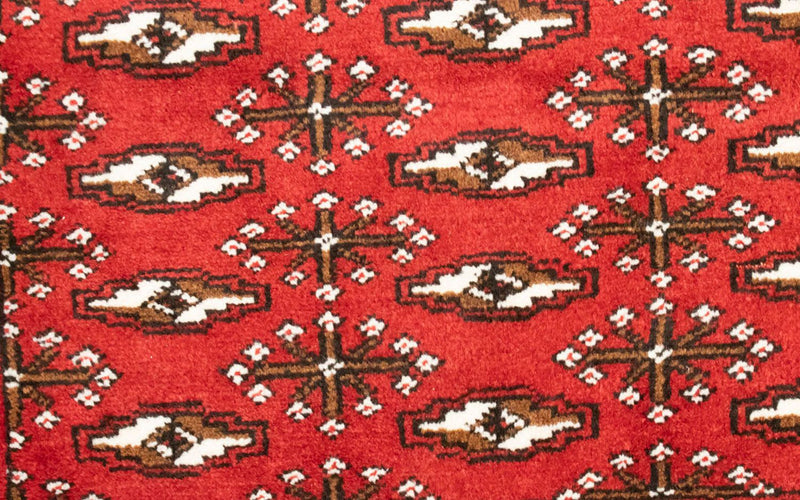 Turkaman Teppich 50x100cm - Orientteppich - rot