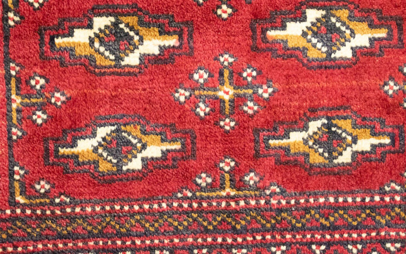Turkaman Teppich 50x100cm - Orientteppich - rot