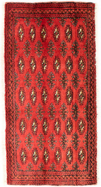 Turkaman Teppich 50x100cm - Orientteppich - rot – product image