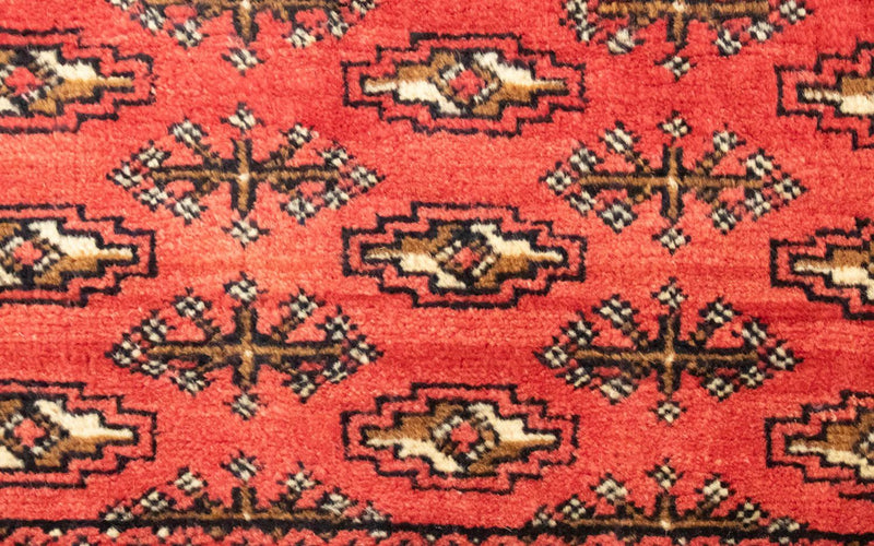 Turkaman Teppich 50x100cm - Orientteppich - rot
