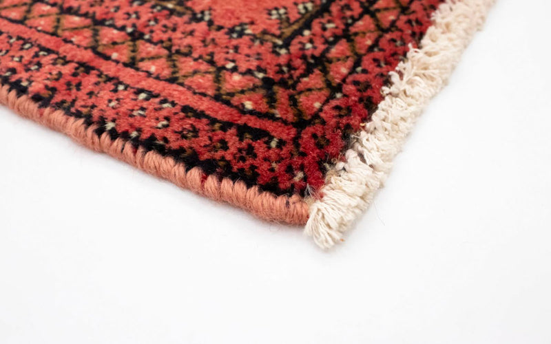 Turkaman Teppich 50x100cm - Orientteppich - rot