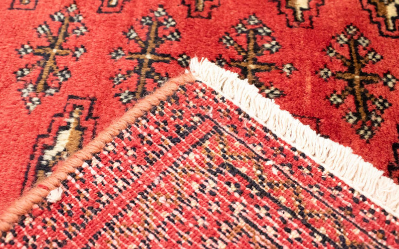 Turkaman Teppich 50x100cm - Orientteppich - rot