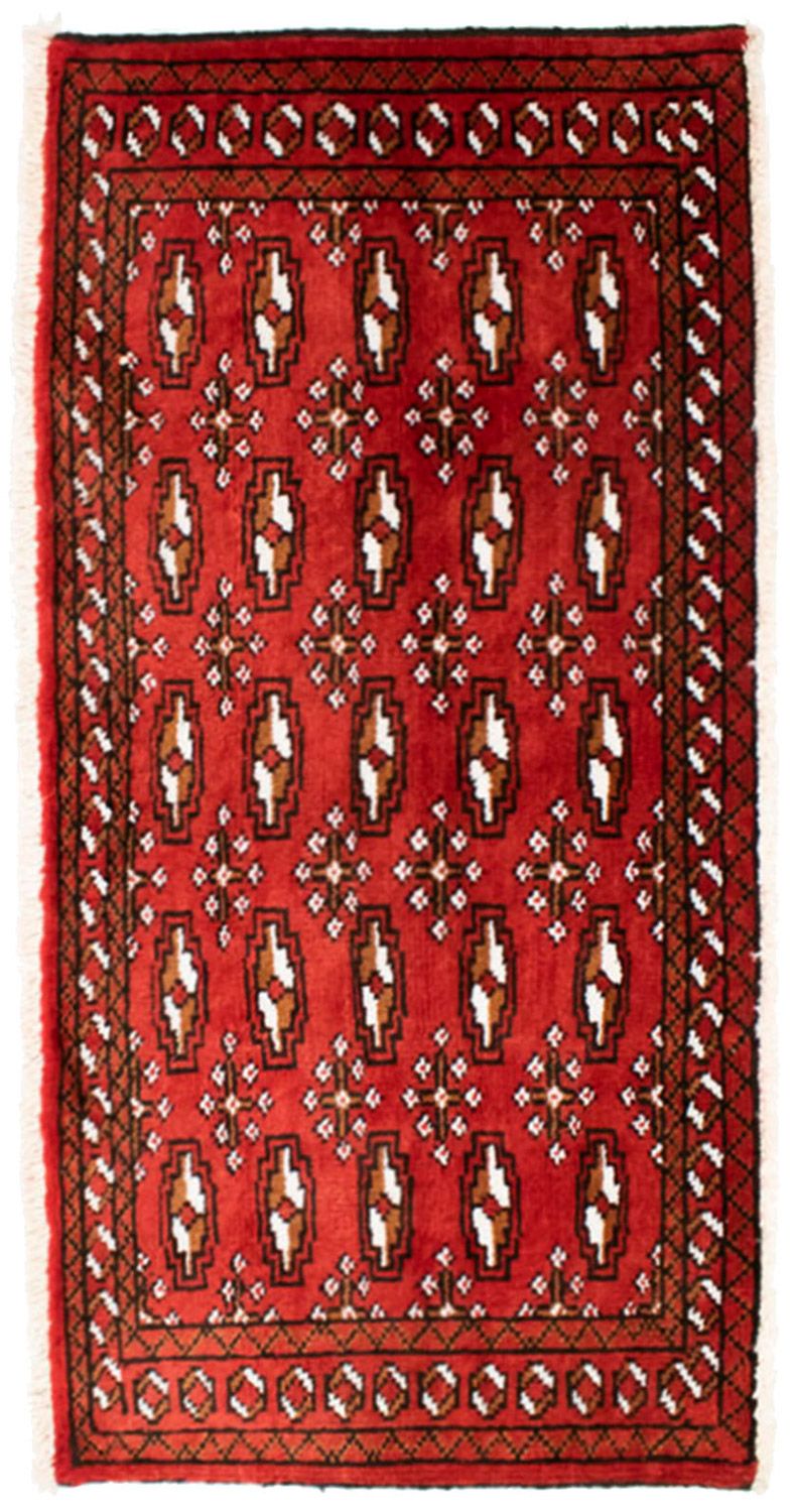Turkaman Teppich 50x100cm - Orientteppich - rot