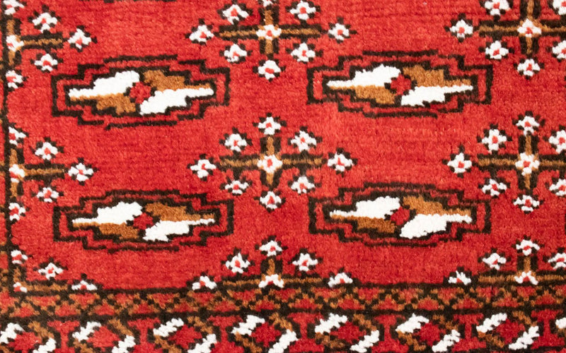 Turkaman Teppich 50x100cm - Orientteppich - rot