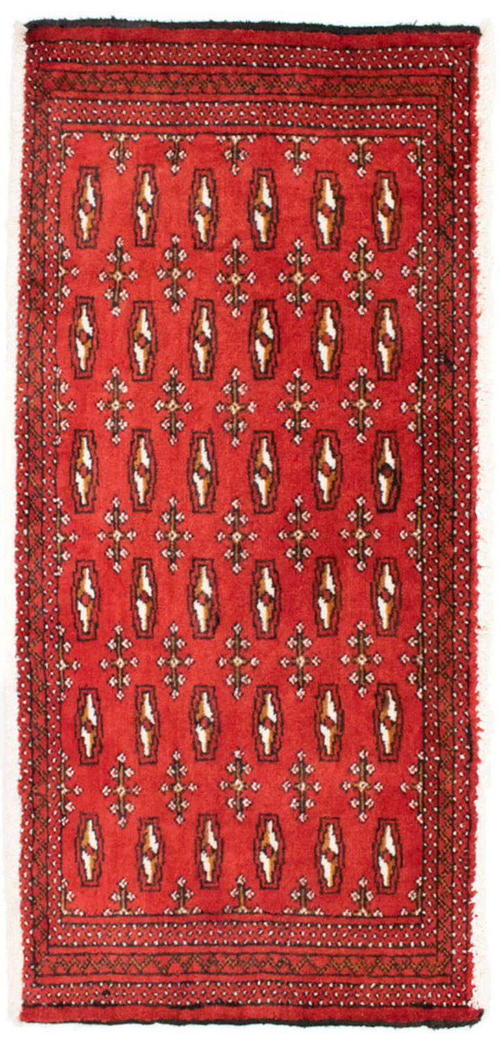 Turkaman Teppich 50x100cm - Orientteppich - rot