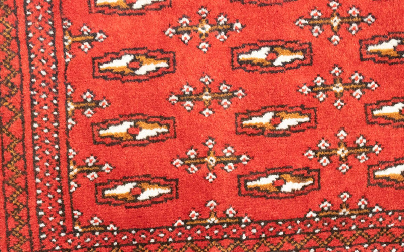 Turkaman Teppich 50x100cm - Orientteppich - rot