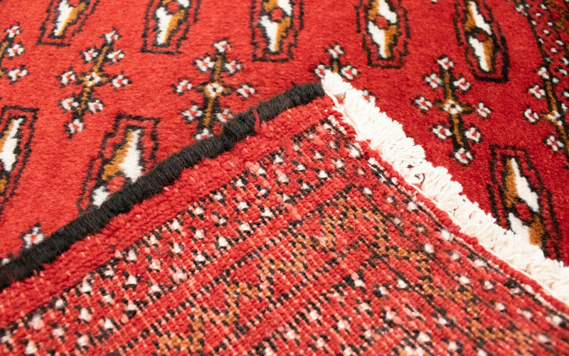 Turkaman Teppich 50x100cm - Orientteppich - rot