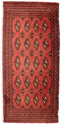 Turkaman Teppich 50x100cm - Orientteppich - rot – product image