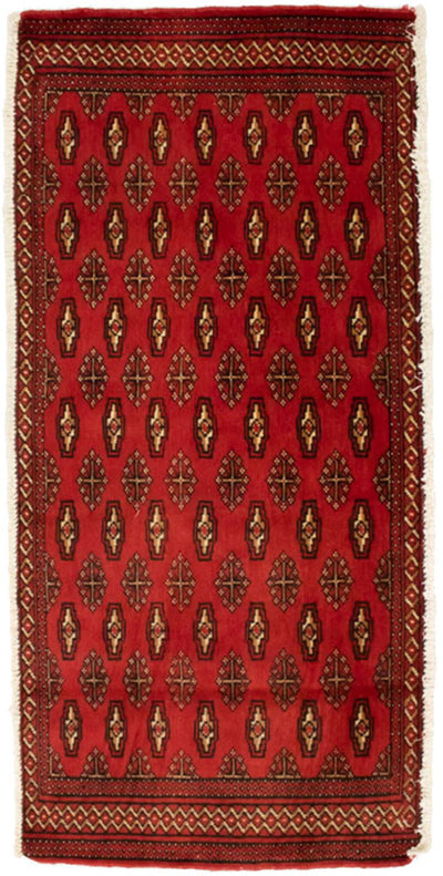 Turkaman Teppich 60x130cm - Orientteppich - rot