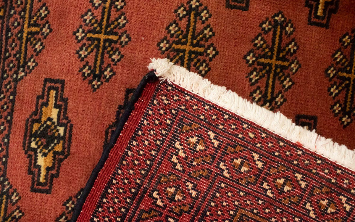 Turkaman Teppich 60x130cm - Orientteppich - rost
