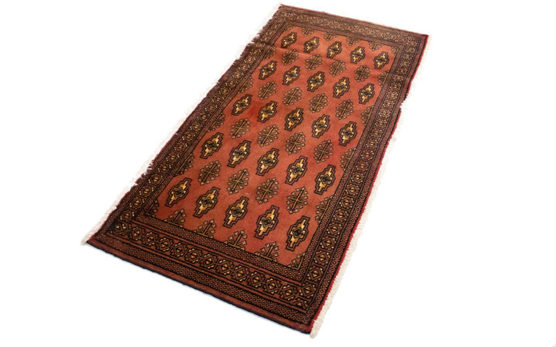 Turkaman Teppich 60x130cm - Orientteppich - rost