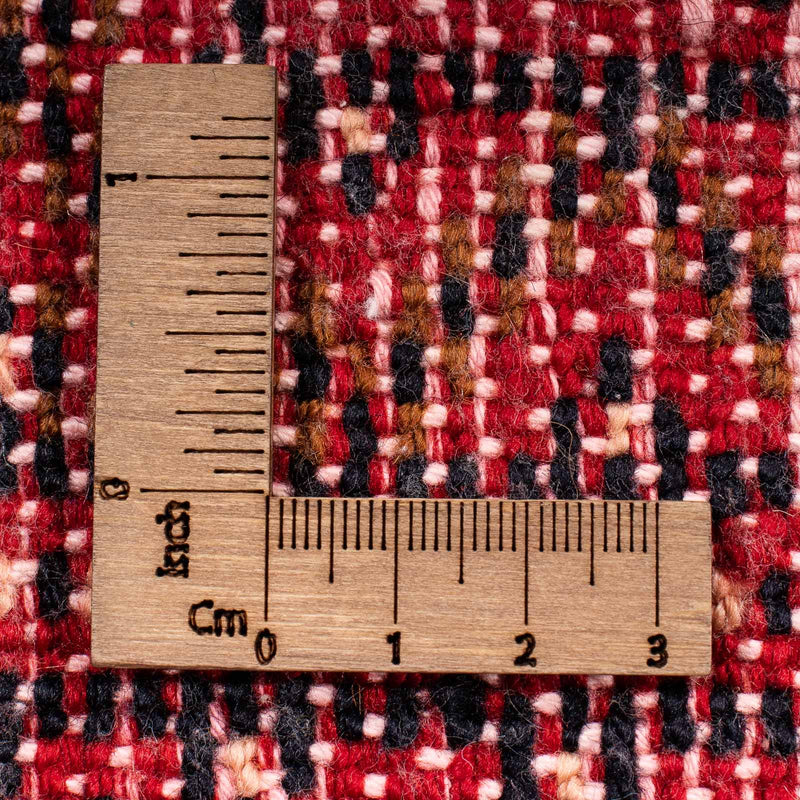 Turkaman Teppich 50 x 100 cm - dunkelrot