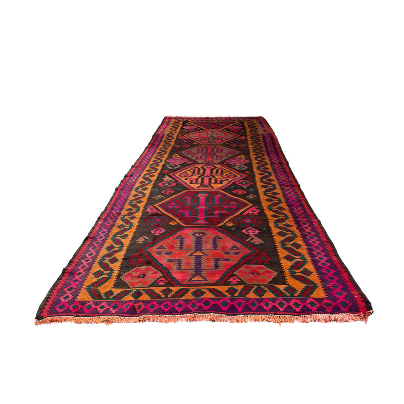 Kelim Teppich Old 142x375cm - mehrfarbig