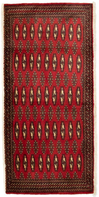 Turkaman Teppich 60x130cm - Orientteppich - rot – product image