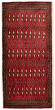 Turkaman Teppich 60x130cm - Orientteppich - rot