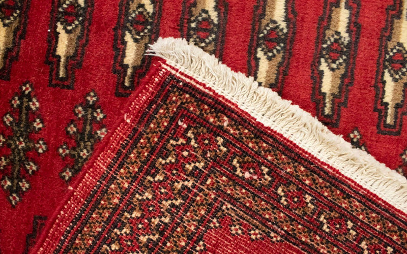 Turkaman Teppich 60x130cm - Orientteppich - rot