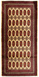 Turkaman Teppich 60x130cm - Orientteppich - beige