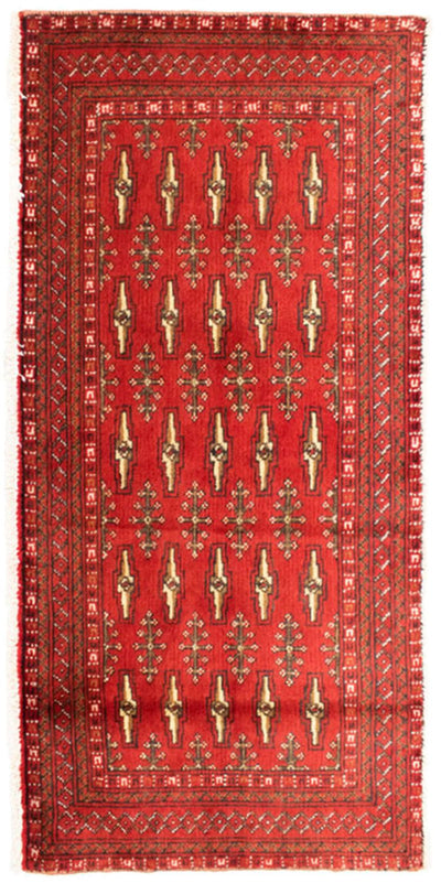 Turkaman Teppich 60x130cm - Orientteppich - rot