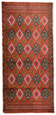 Turkaman Teppich 60x130cm - Orientteppich - orange