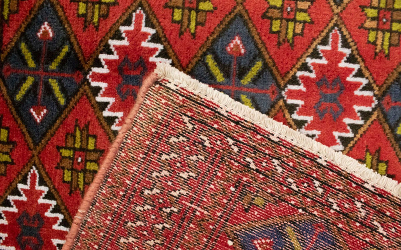 Turkaman Teppich 60x130cm - Orientteppich - orange