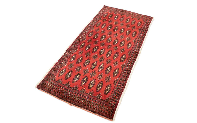Turkaman Teppich 60x130cm - Orientteppich - rot