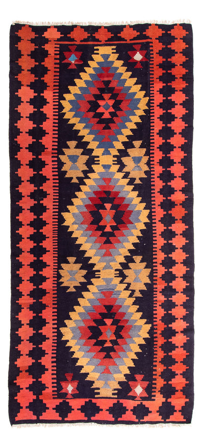 Kelim Teppich Old 135x295cm - mehrfarbig