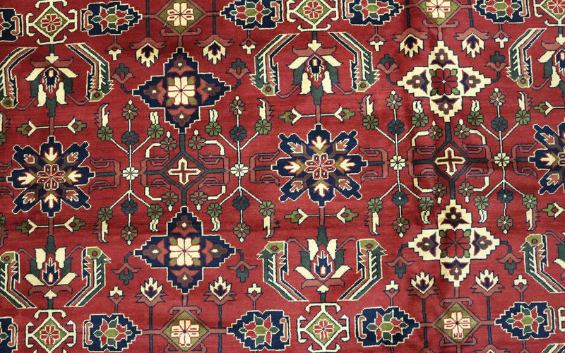 Hatschlu Teppich 401x492cm - Orientteppich - rot