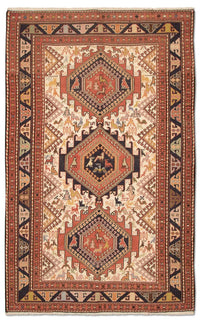 Kelim Seide Teppich 122x194cm - braun – product image