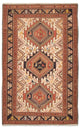 Kelim Seide Teppich 122x194cm - braun