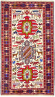 Kelim Seide Teppich 118x212cm - beige