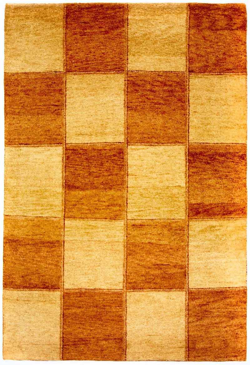 Gabbeh Teppich Indus 139x203cm - Wollteppich - mehrfarbig