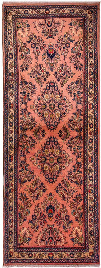 Sarough Teppich 76x205cm - Perserteppich - rosa – product image