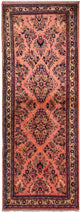 Sarough Teppich 76x205cm - Perserteppich - rosa