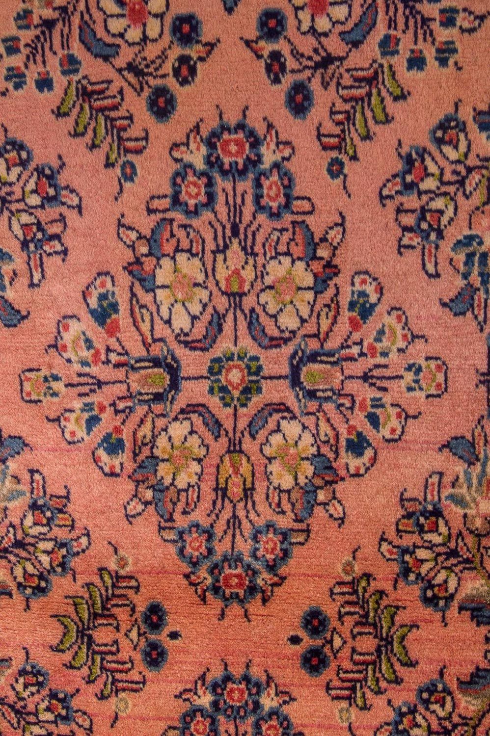 Sarough Teppich 76x205cm - Perserteppich - rosa