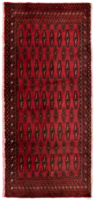 Turkaman Teppich 60x130cm - Orientteppich - rot