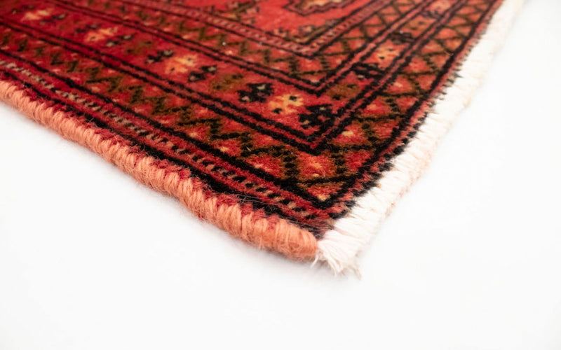 Turkaman Teppich 50x100cm - Orientteppich - rot