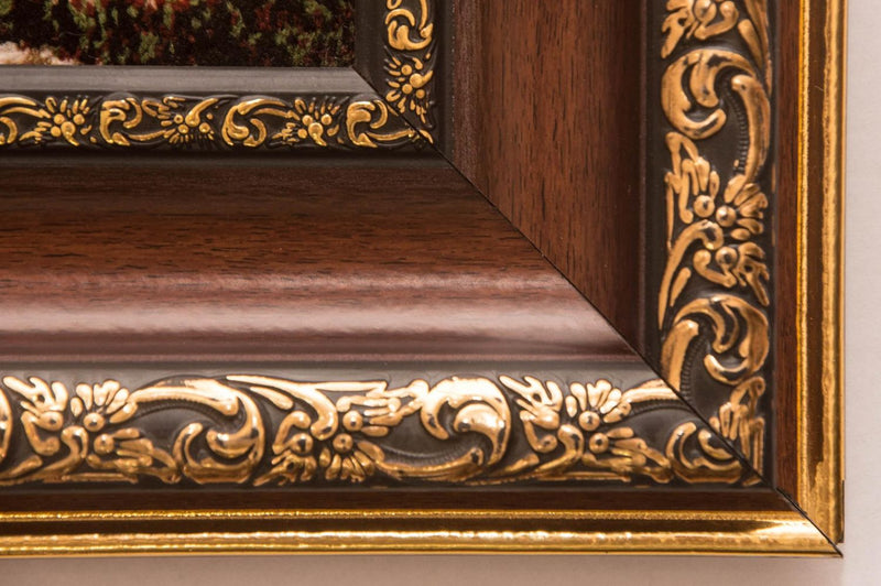 Bild-Teppich 61x85cm - Orientteppich - mehrfarbig