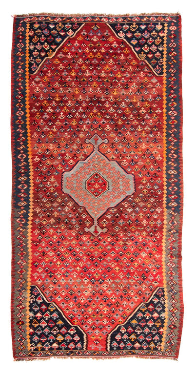 Kelim Teppich Old 170x340cm - mehrfarbig