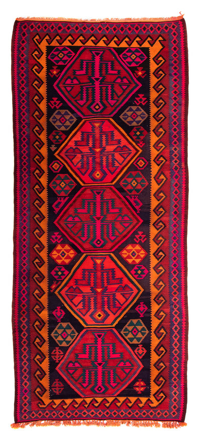 Kelim Teppich Old 150x345cm - mehrfarbig