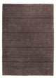 Loribaft Loom Teppich 173x244cm - Wollteppich - dunkelbraun