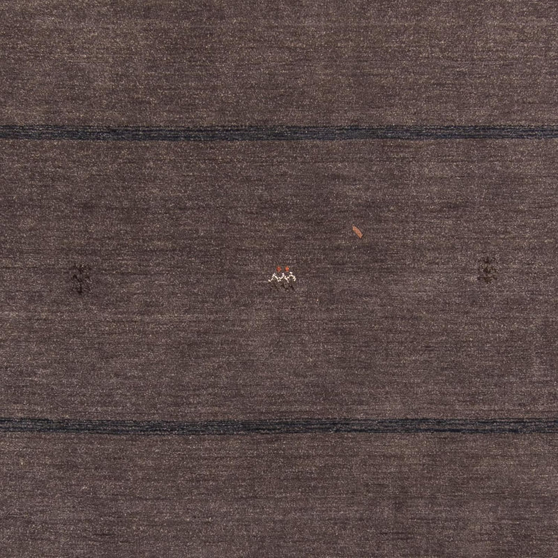 Loribaft Loom Teppich 173x244cm - Wollteppich - dunkelbraun