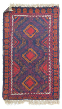 Belutsch Teppich 81x137cm - Orientteppich - blau – product image