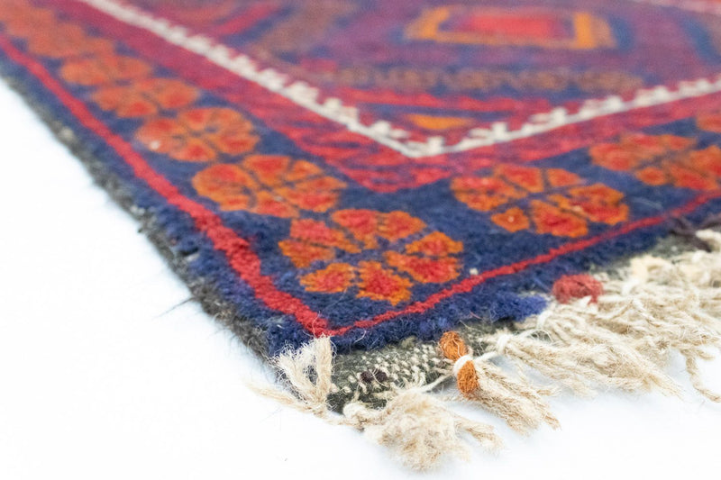 Belutsch Teppich 81x137cm - Orientteppich - blau