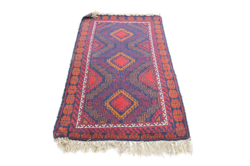Belutsch Teppich 81x137cm - Orientteppich - blau